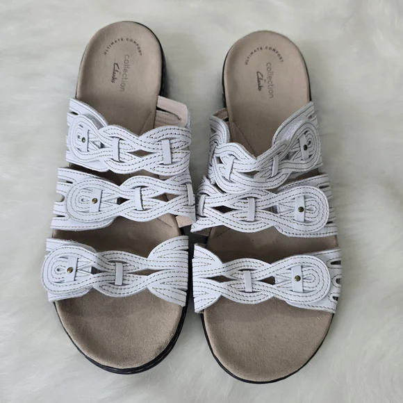 Clarks Leisa Faye Comfort Slide Sandals Women's 11 - Picture 2 of 8